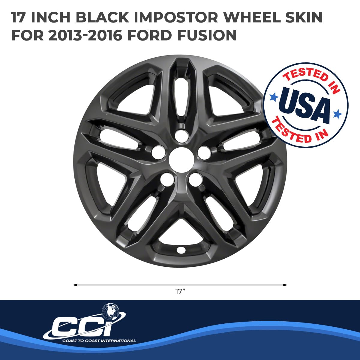 COAST2COAST IMP372BLKN WS 13-16 FUSION GL BK 17' 5 DBL SPK