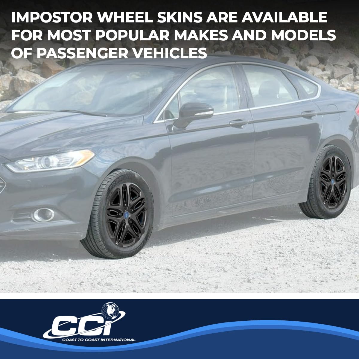 COAST2COAST IMP372BLKN WS 13-16 FUSION GL BK 17' 5 DBL SPK Wheels & Tires