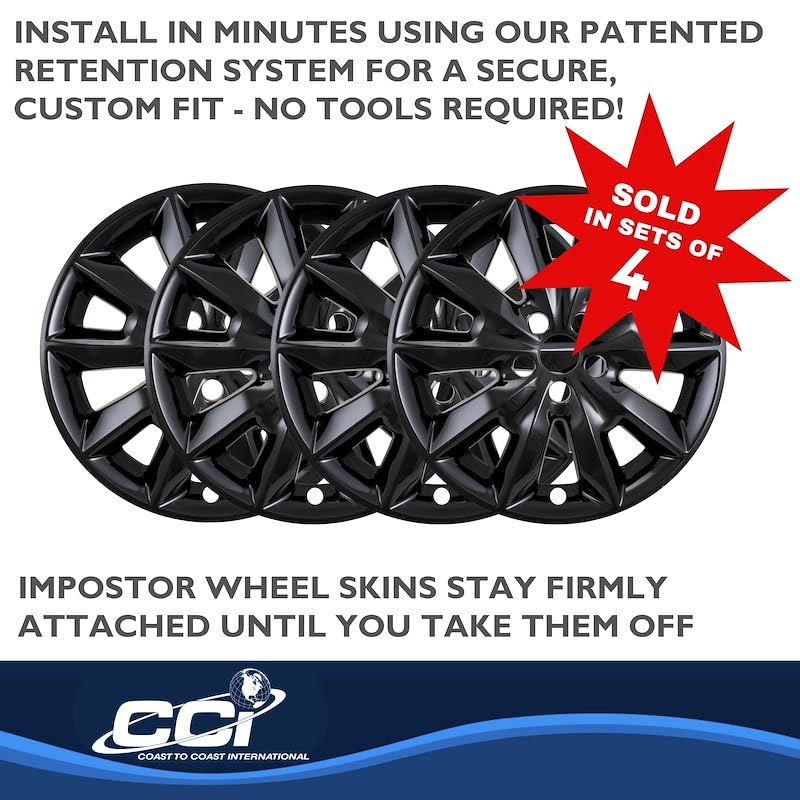 COAST2COAST IMP481BLK WS 14-18 CHRK GL BK 17' 10 SPOKE