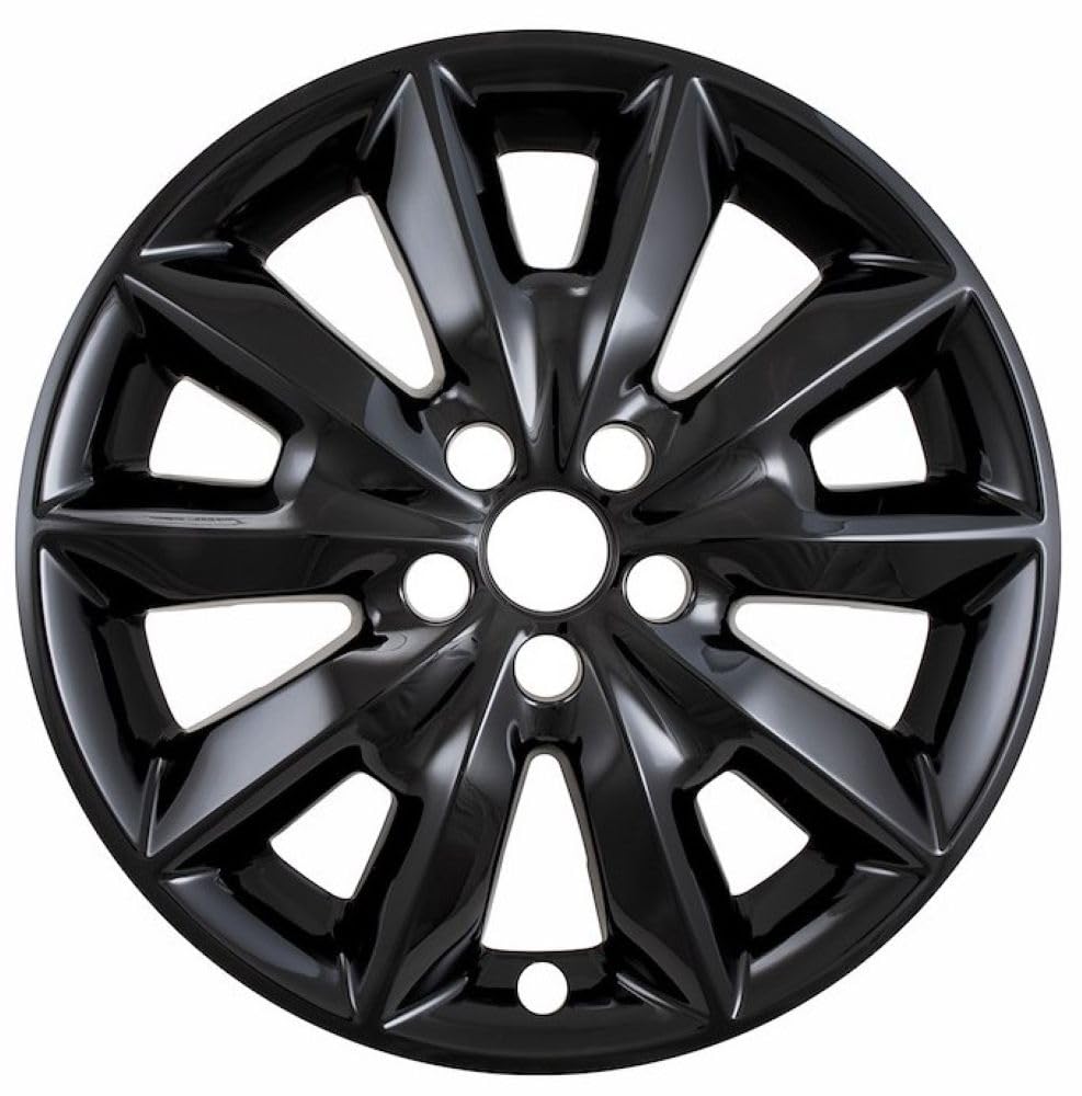 COAST2COAST IWCIMP481BLK Wheel Skin Fits Jeep Cherokee Limited 2014-2018 Set of 4 W...