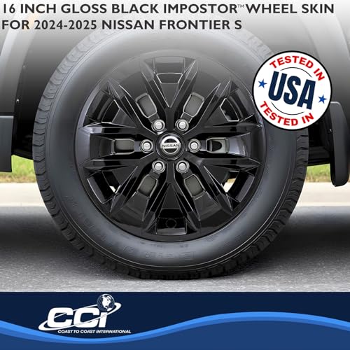 Coast to Coast International CCI Wheel Skins IMP516BLK, 16 Inch, 6 Y Spokes, Painted, Gloss