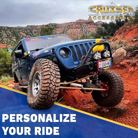 CRUISER 11136 Accessories RAM License Plate Frame, Matte Black Engine & Performance