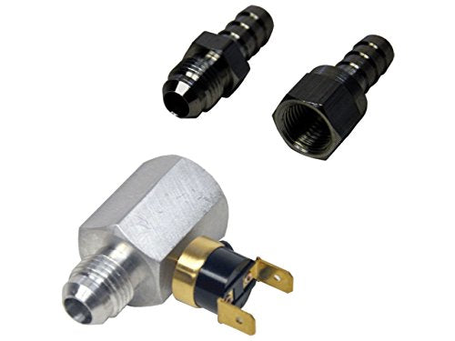 DERALE 13021 6AN x -6AN In-Line Fluid Thermostat Overlanding & 4x4