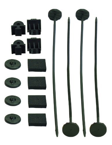 DERALE 16744 Electric Fan Mount Kit, Push Through Radiator Style, Nylon, Black, ...