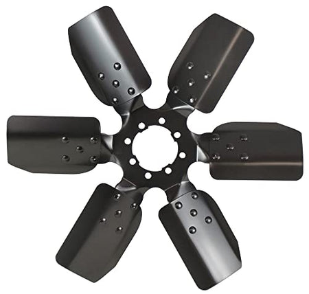 DERALE 17117 Heavy Duty Fan Blade Series 1000 17 Steel Clutch Fan Standard Rotat...