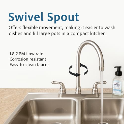 DURA FAUCET DFPK330HC J-SPOUTBSN