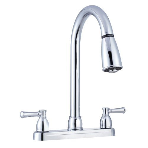 DURA FAUCET DFPK350LCP NON-METALLIC DUAL LEVER