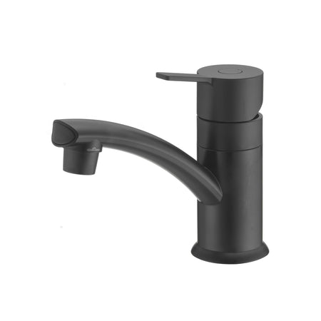DURA FAUCET DF-PL200M-MB RV Single Lever Lavatory Sink Faucet (Matte Black) RV & Camper