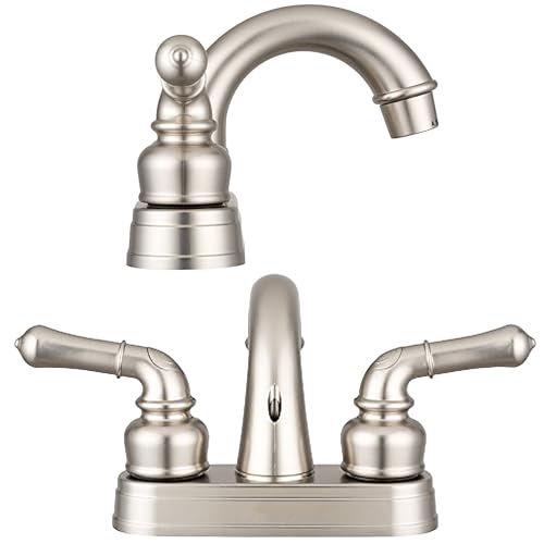 DURA FAUCET DFPL620CSN RV LAVATORYFAUCET NICKEL