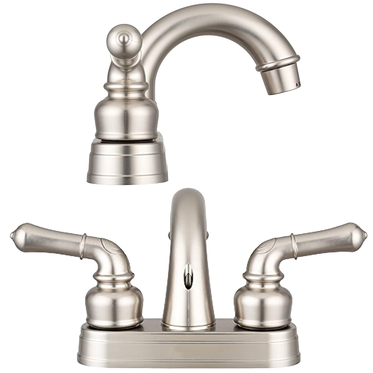 DURA FAUCET DFPL620CSN RV LAVATORYFAUCET NICKEL