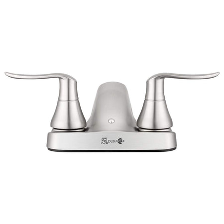 DURA FAUCET DF-PL700LH-SN RV Bathroom Faucet Winged Levers (Satin Nickel) RV & Camper