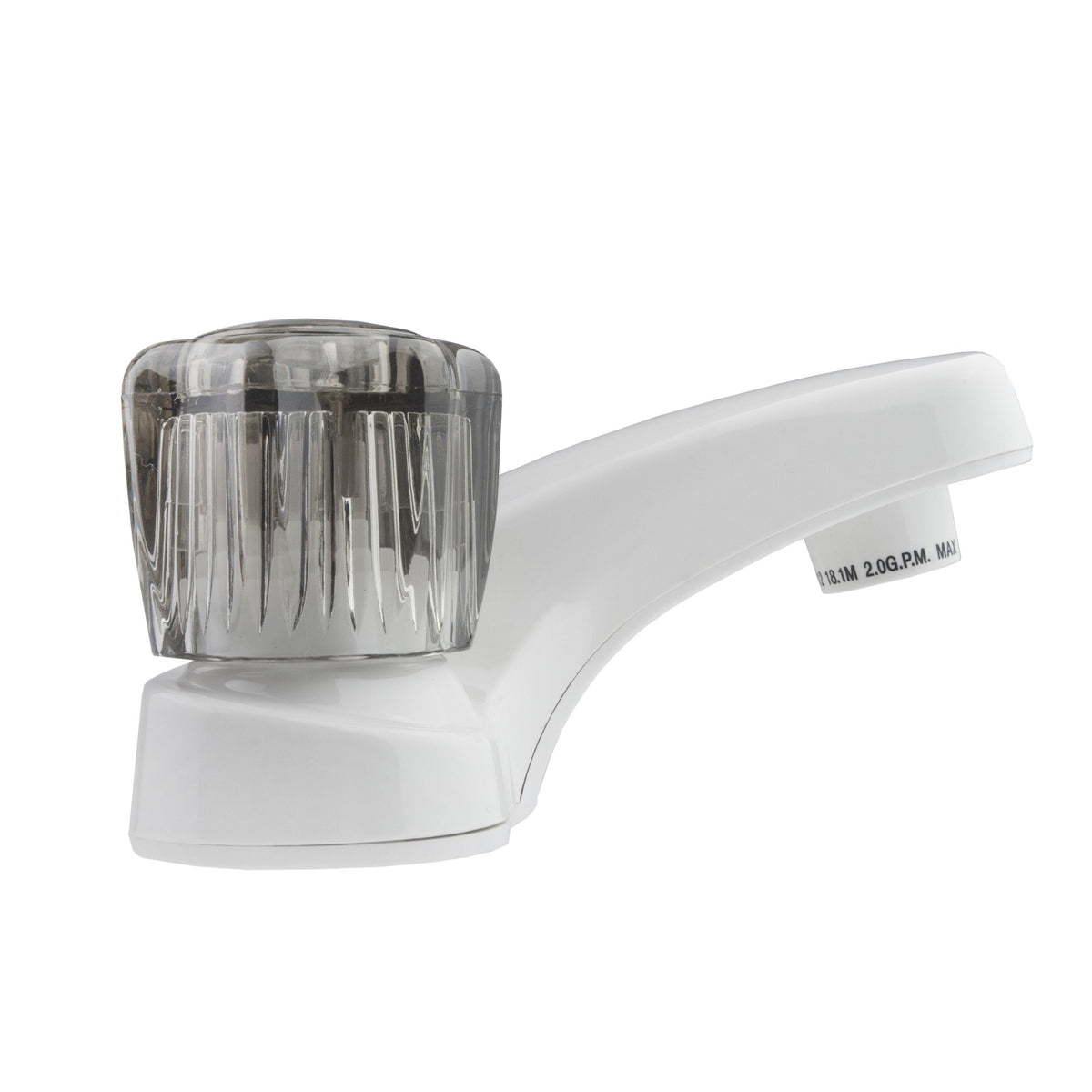 DURA FAUCET DFPL700SWT LAV W/SMOKED SWHITE