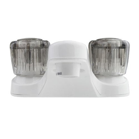 DURA FAUCET DFPL700SWT LAV W/SMOKED SWHITE