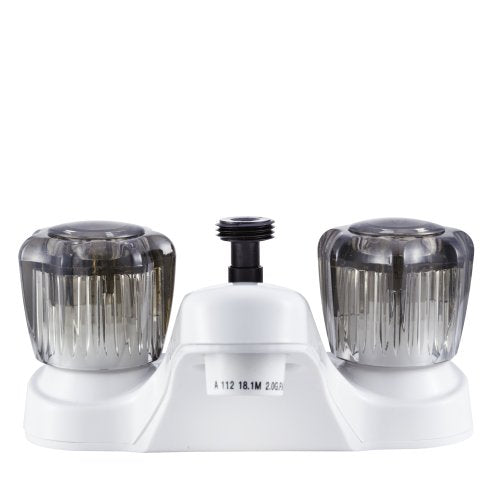 DURA FAUCET DFPL720SWT DF-PL720S-WT RV Bathroom Sink Faucet Shower Diverter (White) RV & Camper