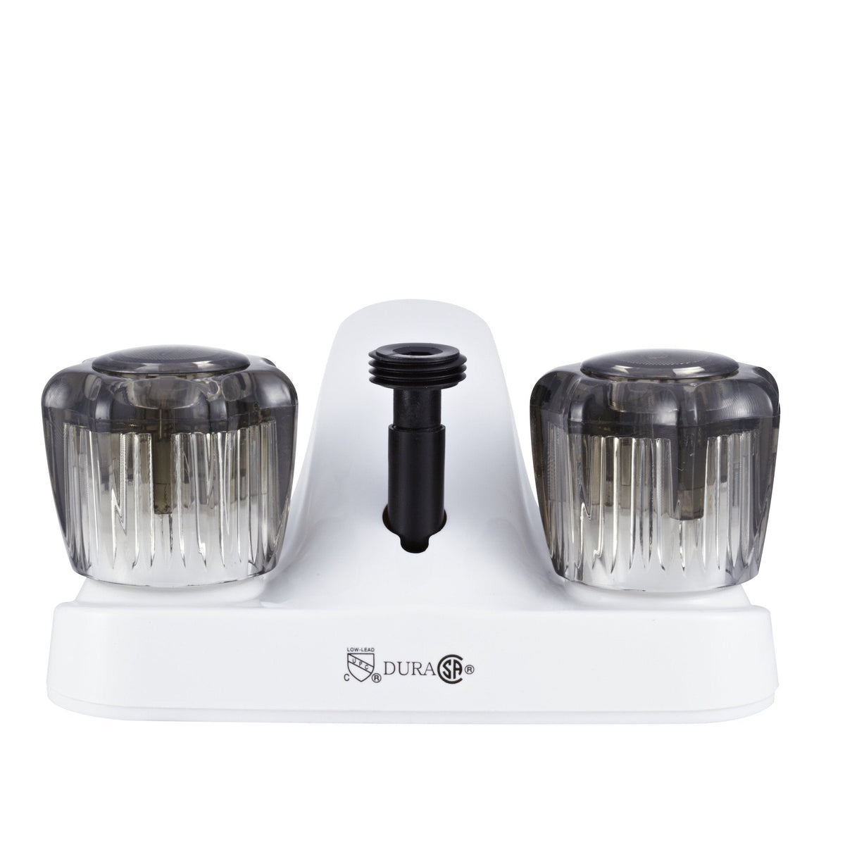 DURA FAUCET DFPL720SWT DF-PL720S-WT RV Bathroom Sink Faucet Shower Diverter (White) RV & Camper