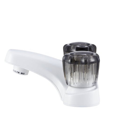 DURA FAUCET DFPL720SWT DF-PL720S-WT RV Bathroom Sink Faucet Shower Diverter (White) RV & Camper