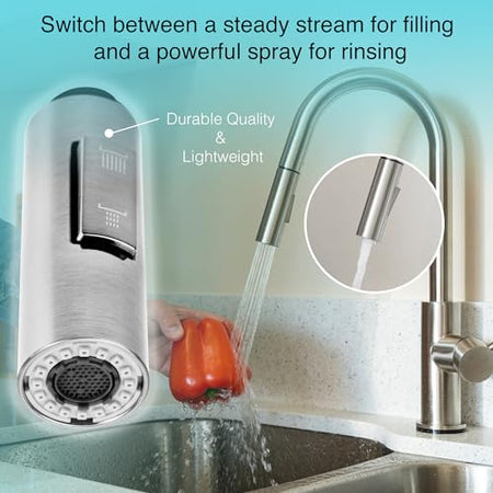 DURA FAUCET DFRK823SN STREAMLINE PULL-DOWN SPRAYER REPLAC