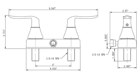 DURA FAUCET DF-SA100LH-SN RV Shower Valve Diverter (Satin Nickel) RV & Camper