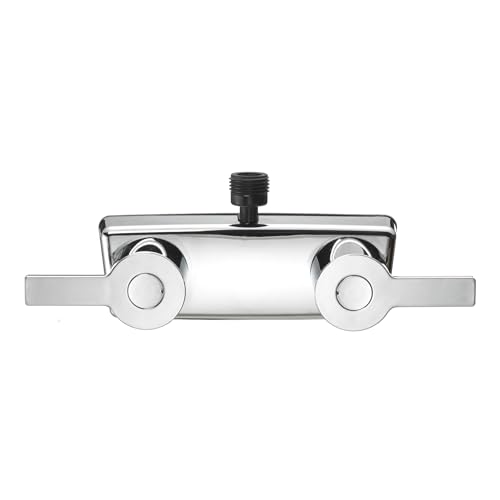 Dura Faucet Dura Faucet (DF-SA100M-CP) Modern RV Shower Faucet Valve Diverter – Chrome, Dual Lever Handles,