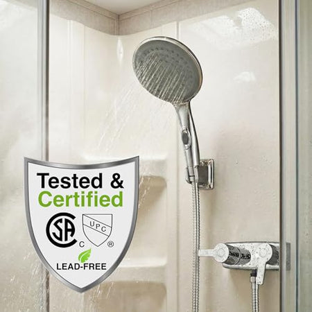Dura Faucet Dura Faucet (DF-SA100M-CP) Modern RV Shower Faucet Valve Diverter – Chrome, Dual Lever Handles,