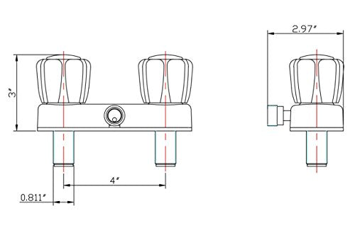 DURA FAUCET DFSA100S1B SHWR FAUCET FOR EXTERIOR SHWR BLACK