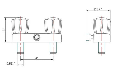DURA FAUCET DFSA100SSN DF-SA100S-SN RV Shower Valve Diverter (Satin Nickel) RV & Camper