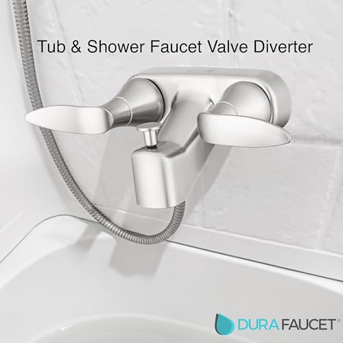 DURA FAUCET DF-SA110LH-SN RV Tub and Shower Diverter (Satin Nickel) RV & Camper