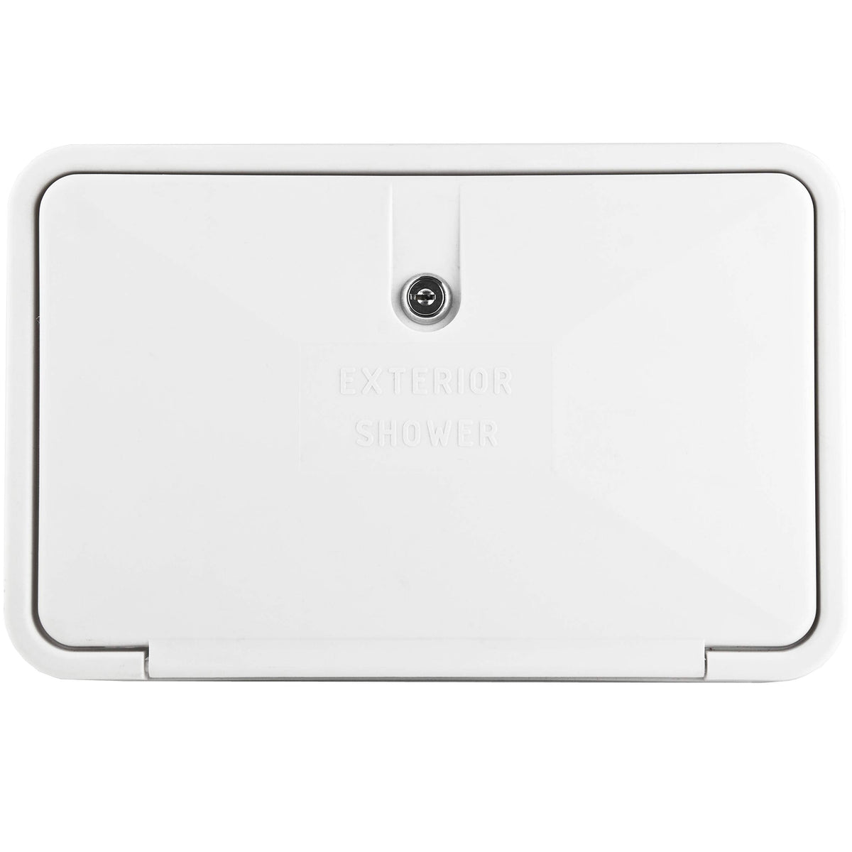 DURA FAUCET DFSA170WT DF-SA170-WT RV Exterior Shower Box Kit Lockable (White) RV & Camper