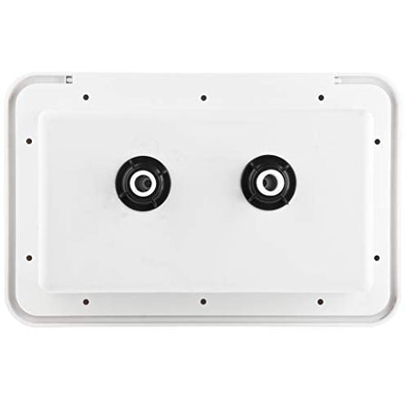 DURA FAUCET DFSA170WT DF-SA170-WT RV Exterior Shower Box Kit Lockable (White) RV & Camper