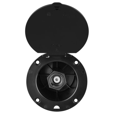 DURA FAUCET DF-SA184-BK RV Exterior Utility Spray Dock Port (Black) RV & Camper