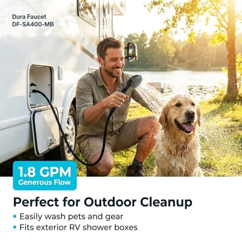 DURA FAUCET DFSA400MB BATH TUB & SHOWER MATTE BLACK