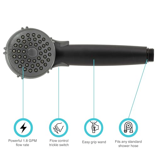 DURA FAUCET DFSA400MB BATH TUB & SHOWER MATTE BLACK