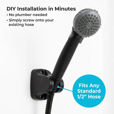 DURA FAUCET DF-SA400-MB RV Handheld Shower Wand (Matte Black) RV & Camper