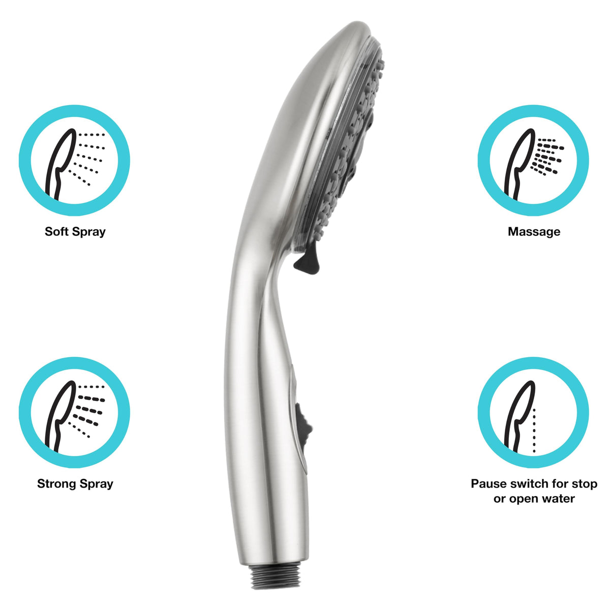 DURA FAUCET DFSA432SN PREMIUM RV HAND HELD SHOWER WAND