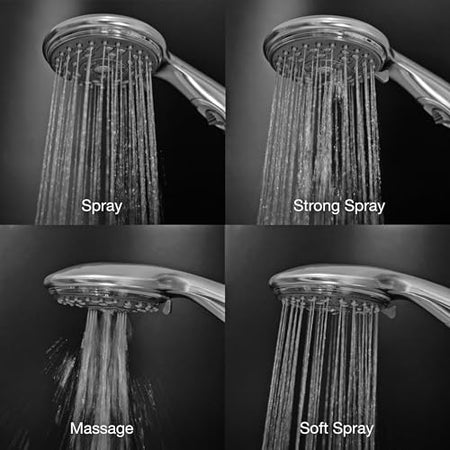 DURA FAUCET DF-SA432-SN RV Handheld Shower Wand (Satin Nickel) RV & Camper