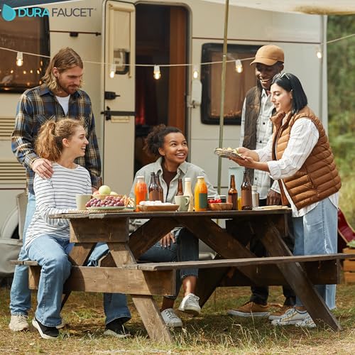 DURA FAUCET DF-SA432-SN RV Handheld Shower Wand (Satin Nickel) RV & Camper