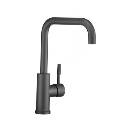 DURA FAUCET Dura Faucet DF-MK533LK-MB RV Squared-Arc Kitchen Faucet (Matte Black) RV & Camper