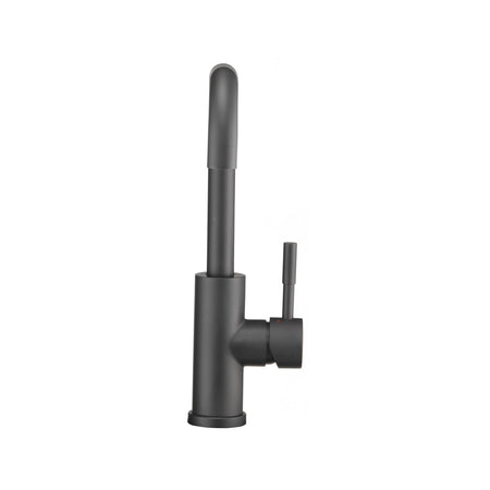 DURA FAUCET Dura Faucet DF-MK533LK-MB RV Squared-Arc Kitchen Faucet (Matte Black) RV & Camper
