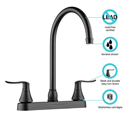 DURA FAUCET PK330HLHMB KITCHEN FAUCET MATTE BLACK