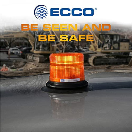 ECCO ECCO 7945A 7945 Series Pulse 2 Beacon Light 3 Bolt / 1 Inch Pipe Mount, Amber