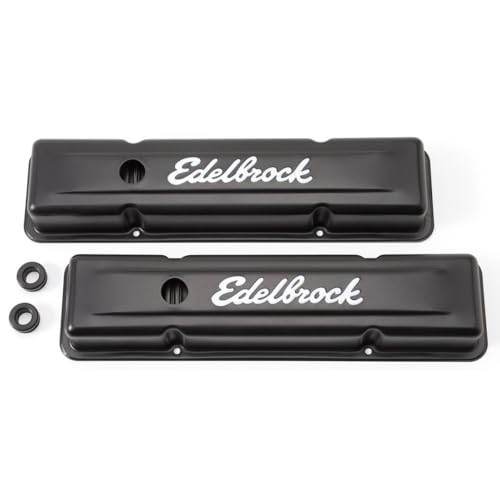 EDELBROCK 4443 VALVE COVER SB-CHEVY