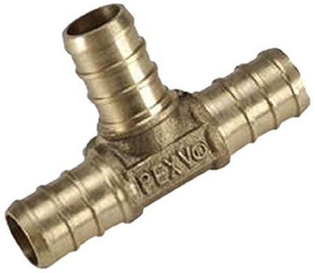 ELKHART SUPP 51151 BestPEX Metal Brass Tee, 0.5 Size RV & Camper