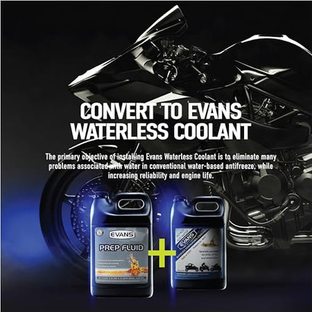 EVANS EVANS Coolant EC72064 Powersports Waterless Engine Coolant, 1/2 gallon