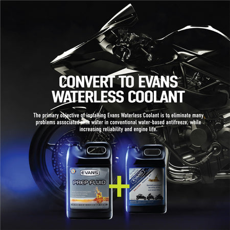 EVANS EVANS Coolant EC72064 Powersports Waterless Engine Coolant, 1/2 gallon