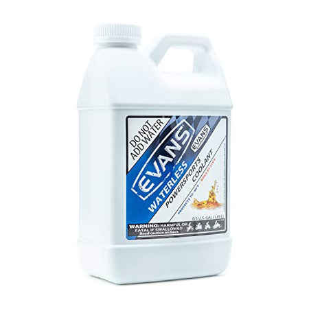 EVANS EVANS Coolant EC72064 Powersports Waterless Engine Coolant, 1/2 gallon