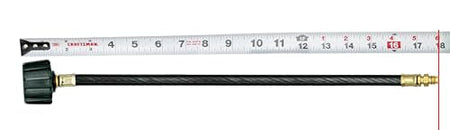 FLAME KING E18INPT 18-inch Pigtail Hose Connectors, 1/4 Male Inverted FLARE (NOT NPT) ...
