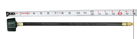 FLAME KING E18INPT 18-inch Pigtail Hose Connectors, 1/4 Male Inverted FLARE (NOT NPT) ...