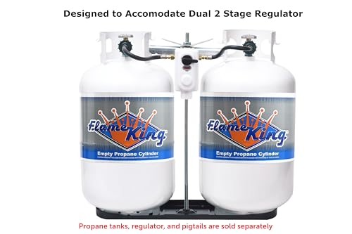 FLAME KING KT30MNT 30# DUAL PROPANE BOTTLE RACK