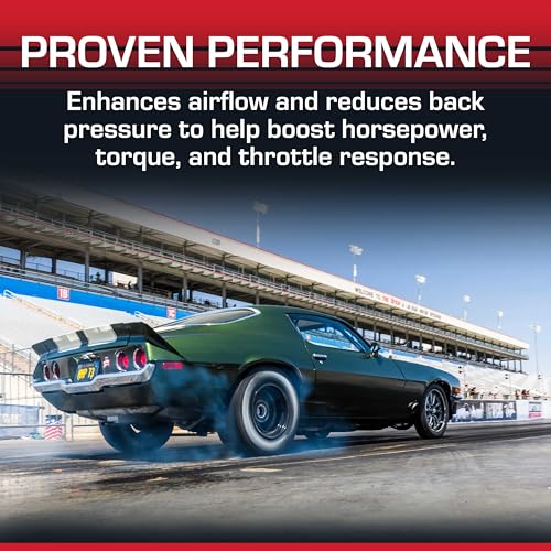FLOWMASTER 842515 Super 10 Series Muffler – 2.50 Center In / 2.50 Center Out Overlanding & 4x4