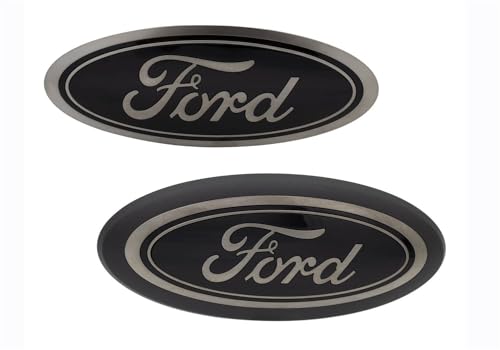 FORD M-1447-F15B 2018-2023 F-150 Front Grille and Rear Tailgate Black Appearance Emb...